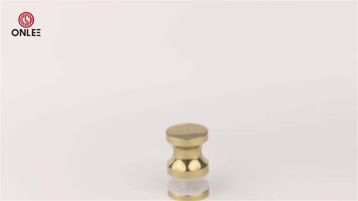 Glass Door Door Handle Gold Plated